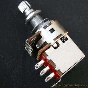 ELECTRIC GUITAR POTENTIOMETER 250K TYPE B WITH PUSH PULL SWITCH POT